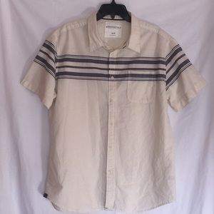 Aeropostale Men’s 💯 Cotton Short Sleeve Button Up